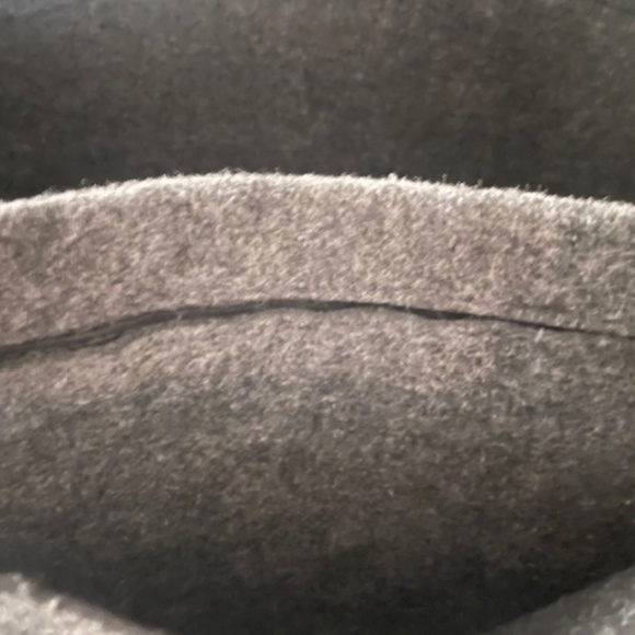 Oversized Felt Tote Charcoal Colour - Picture 7 of 8